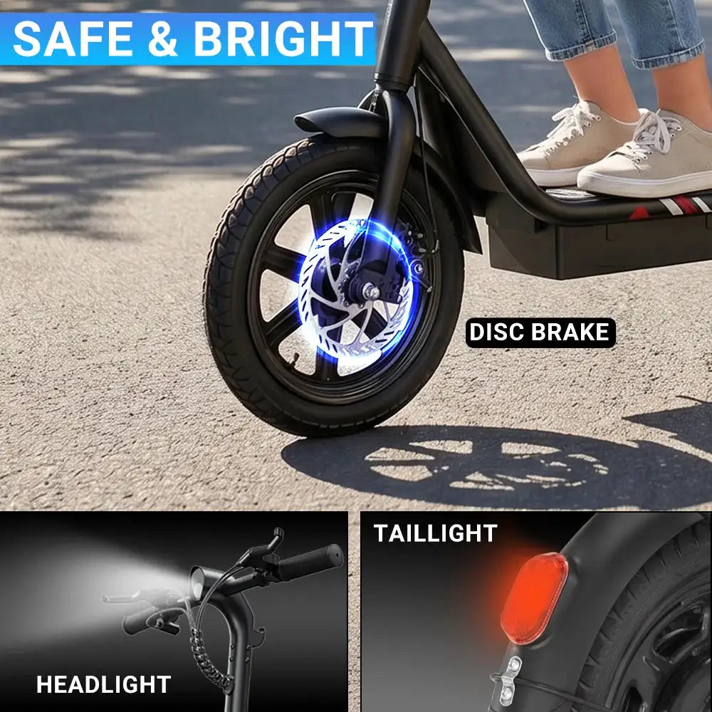DYU C4 Folding Electric Scooter 14 inch Mini E-Bike 500W Peak 20MPH 36V 7.8AH Battery Compact City Commuter E-Scooter Style