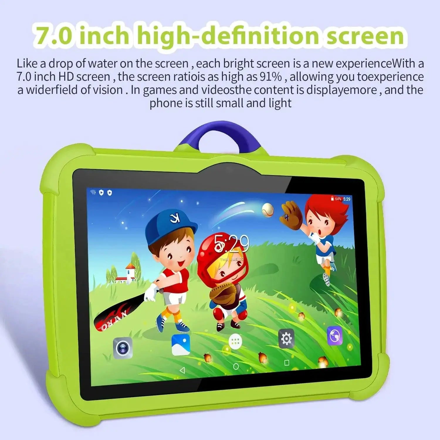 5G Kids Tablet 7 Inch Educational Learning Device