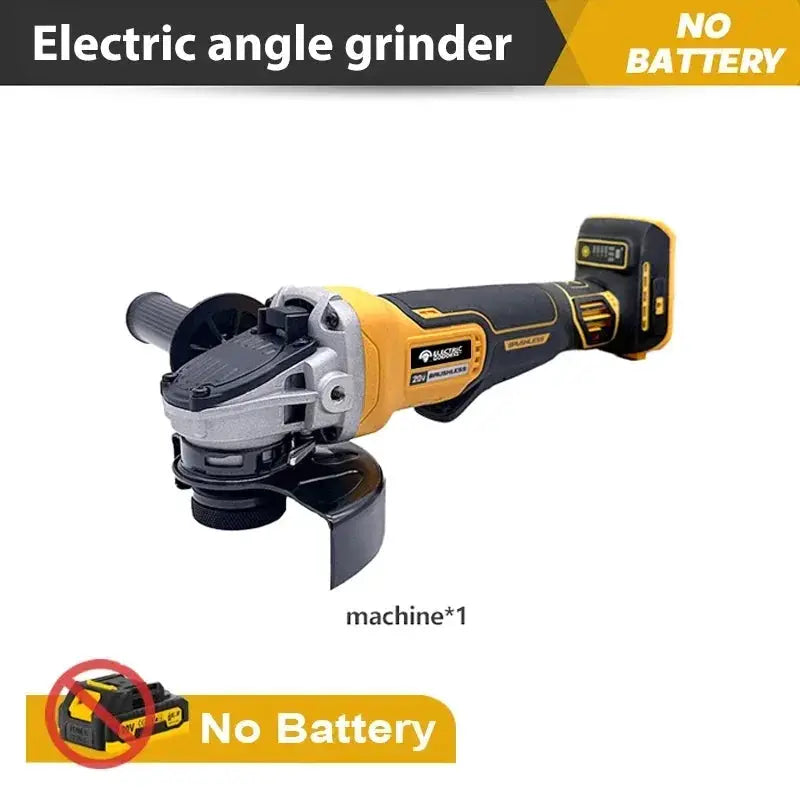 Brushless 125mm Angle Grinder for 20V Power Tool Pro