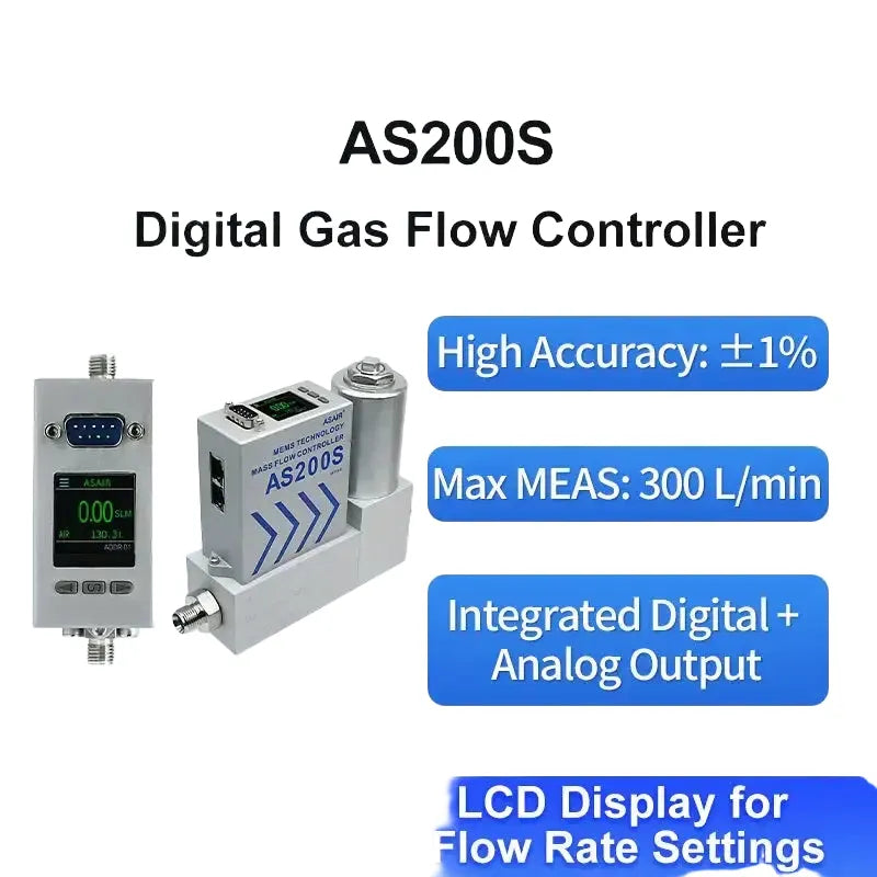ASAIR Digital Gas Flow Meter — product image 1