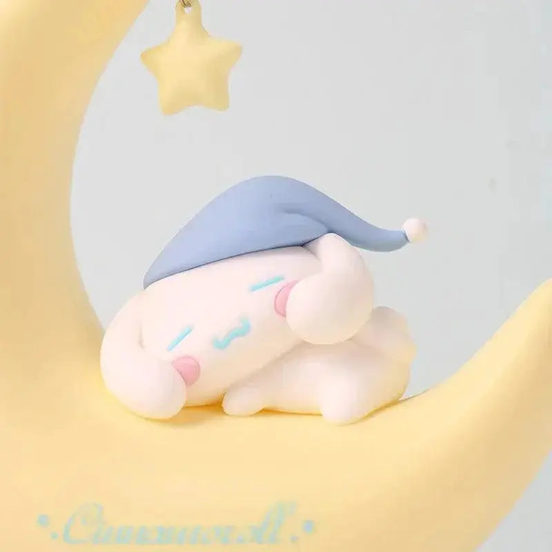 Sanrio Moon Lamp With Cinnamoroll Hello Kitty Night Light