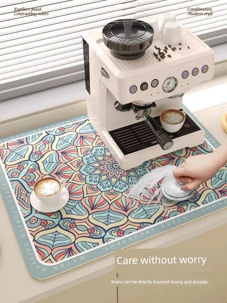 Kitchen Water Draining Pad Non Slip Insulation Mat