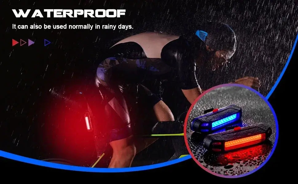 X Tiger Super Bright USB Rechargeable Rear Bike Light