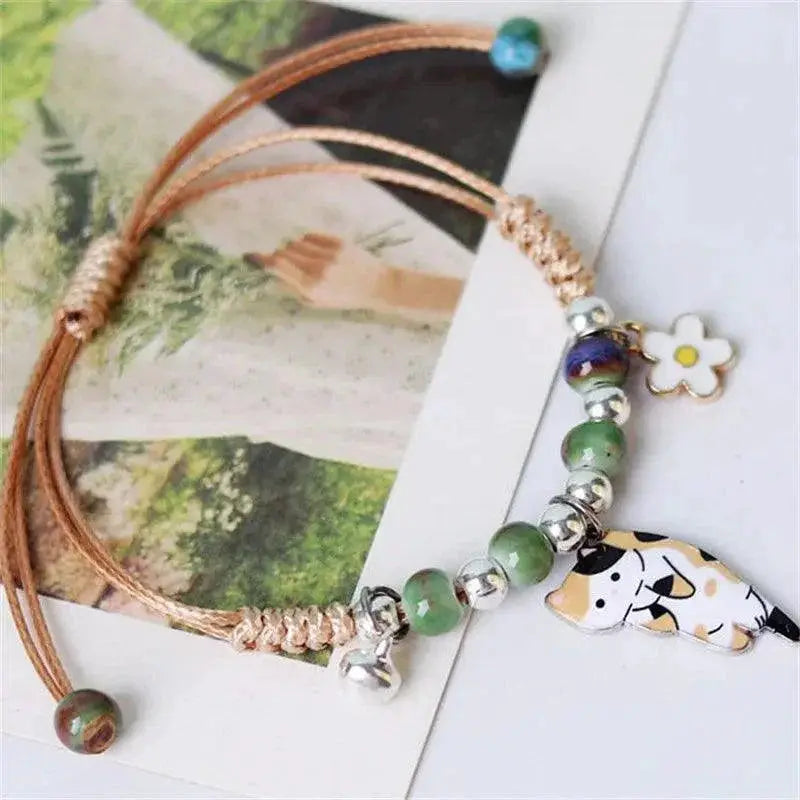 Korean Cartoon Animal Charm Bracelet Trendy Jewelry Gift