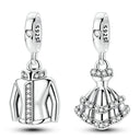 Sterling Silver Charm Bead Pendant