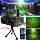 Party-Ready Mini LED Laser Light Projector With Remote