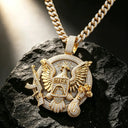 Gold Plated Hip Hop Necklace