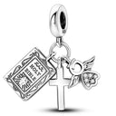 Charm Beads Sterling Silver Color