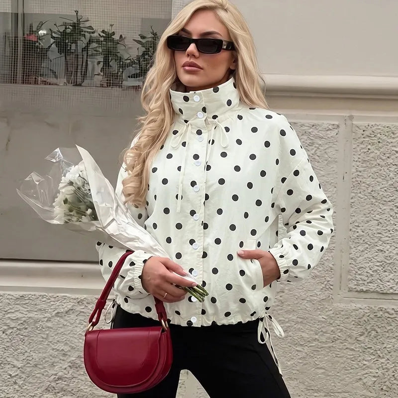 Drop Shoulder Loose Casual Jacket
