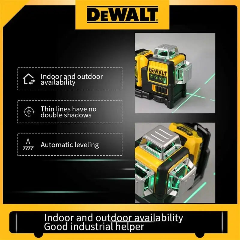 DW089LG 360 Degree Green Laser Level Outdoor Tool Pro