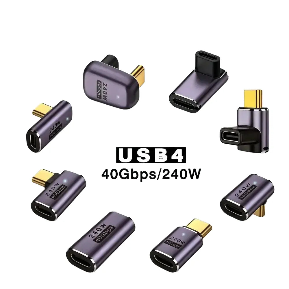 USB C Adapter - Angled Type C Extender — product view 1