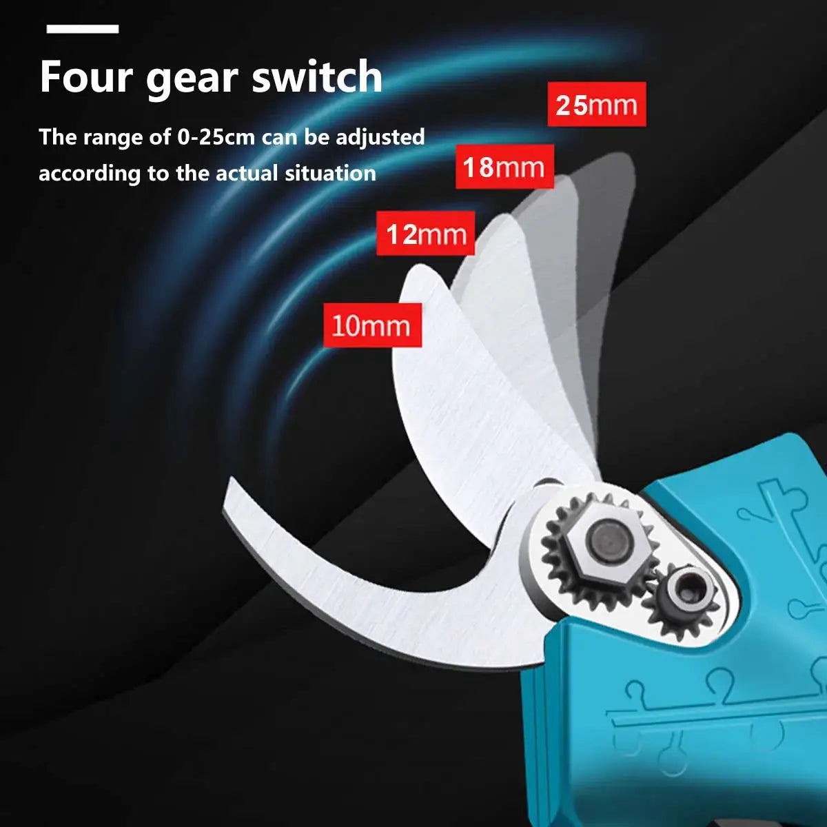 18V Cordless Electric Pruning Shears With 4 Cutting Gears - product image 4