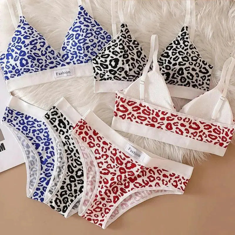 Leopard Print Bra Set Chic Comfy Lingerie Upgrade Now