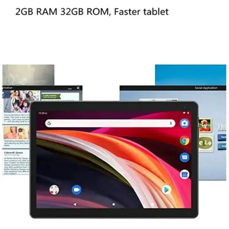 10.1 Inch Android 9.0 Tablet With 3G Calling And Stylus Pen