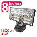 Bright LED Work Light On Site For Pros