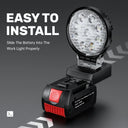 Portable LED Work Light Camping Lamp No Battery Needed