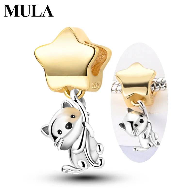 Mula Sterling Silver Cat Picking