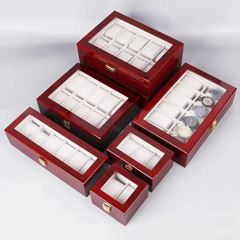 Bamboo Watch Box Luxury Organizer For Stylish Collectors