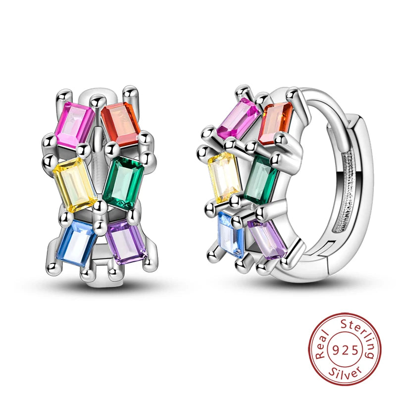 Sterling Silver Hope Rainbow Flower