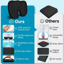 Cooling Gel Memory Foam Seat Cushion for Office and Car