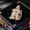 Custom R Letter Pendant Gold Plated