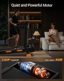 UMAY 2 In 1 Foldable Treadmill 15 Percent Incline Silent Motor