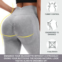 Women Yoga Leggings 2 Pack High Waisted Butt Lift