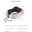 Ergonomic U-Shaped Memory Foam Neck Pillow for Comfort