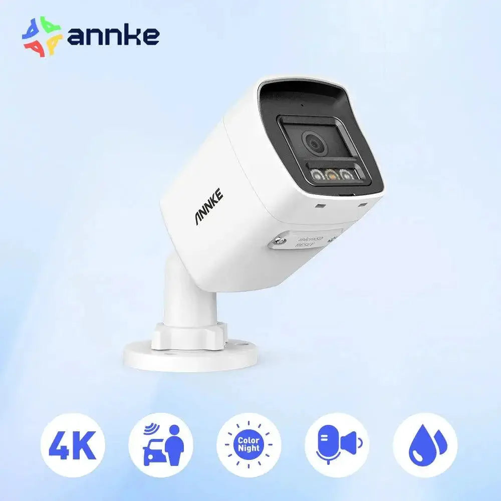 ANNKE 8MP 4K PoE IP Surveillance Camera With Night Vision