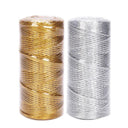 Glamorous Gold & Silver Crafting Cord for DIY Projects