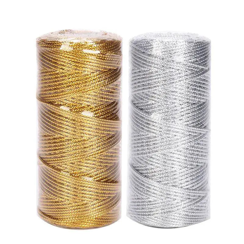 Glamorous Gold and Silver Crafting Cord for DIY Projects