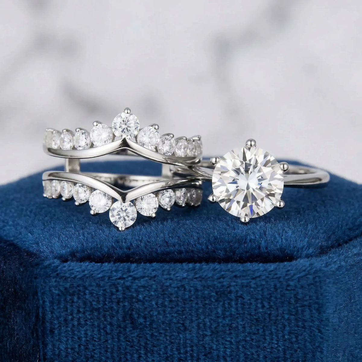 Luxury Moissanite Engagement Ring — product image 2