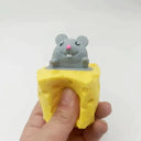 Pet Cheese Mouse Stress Ball for Relief