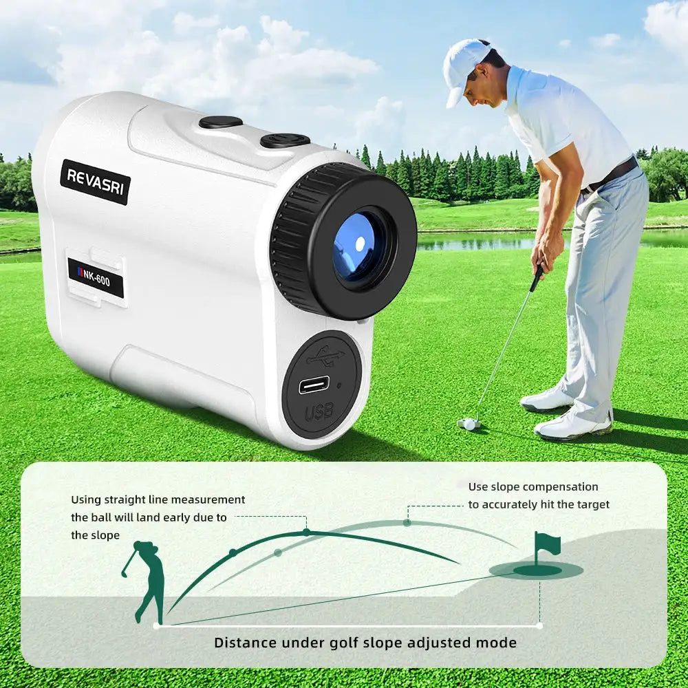Revasri 6X Laser Golf Rangefinder
