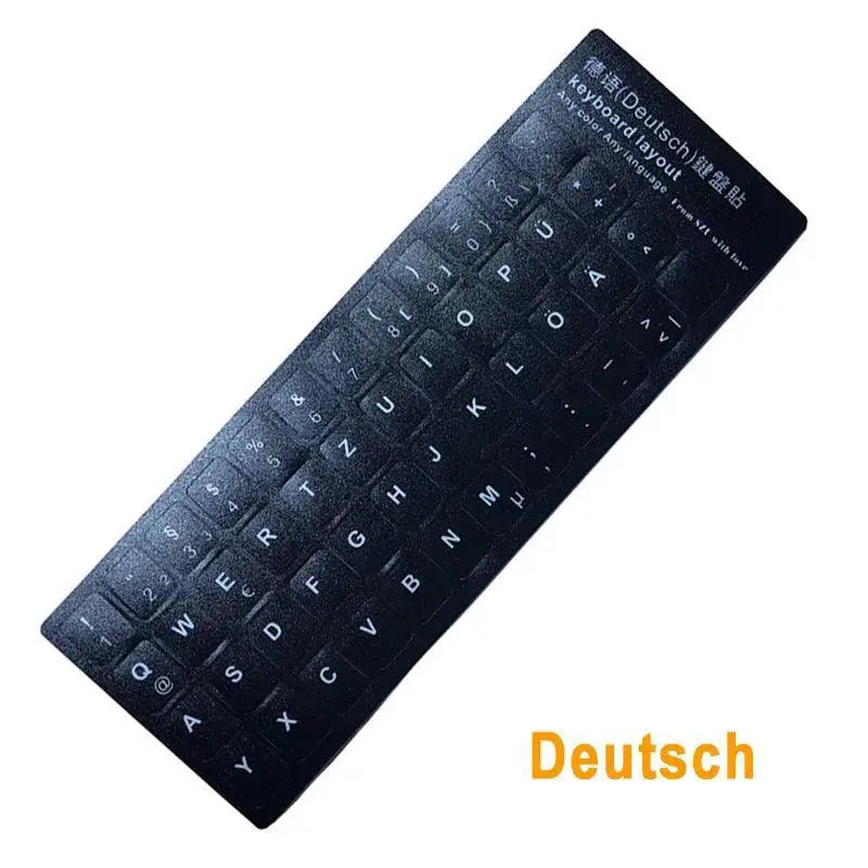 Multilingual Keyboard Stickers for Easy Multilingual Typing
