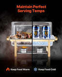 SucceBuy Pack Chafing Dish Buffet Set Stainless Steel Chafer