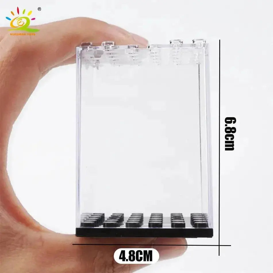 Model Display Case For Building Blocks And Figures