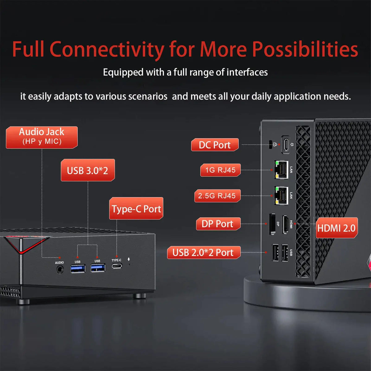 KAMRUI MINI PC R7 7730U Dual Channel 32GB DDR4 512GB SSD Win11pro WiFi6 BT5.2 Triple 4K Display Desktop Computer for Office Home