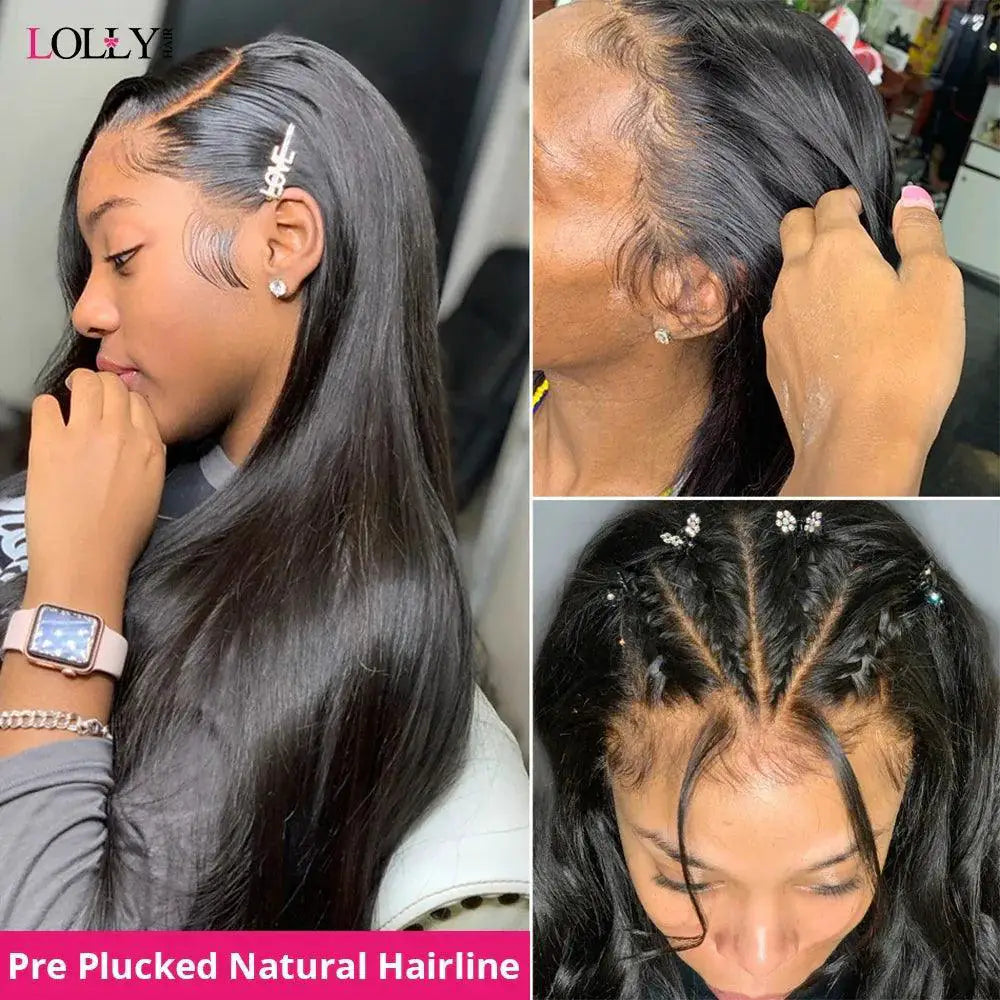 30-32 Inch Glueless Full Lace HD Lace Human Hair Wig