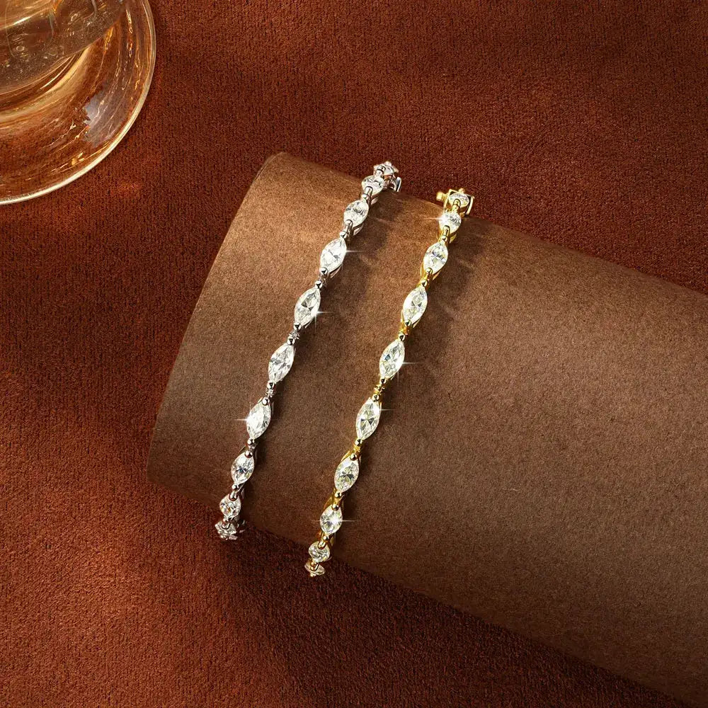 Exquisite Gold Tennis Bracelet — product image 8