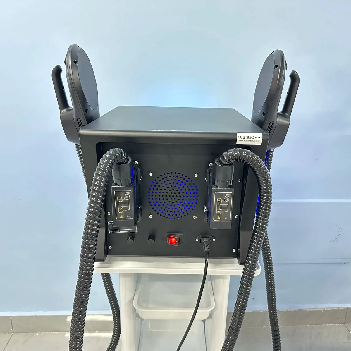 Myoslim 6500W 15Tesla EMS Muscle Stimulators Machine Fat Burning Slimming Body Contouring Sculpting Massager Devices For Gym