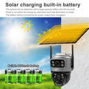 Self Powered Outdoor Security Camera For Remote 4G