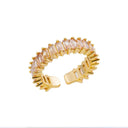 Luxury Gold Stainless Steel Rings Elegant Jewelry Set for All