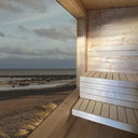 Outdoor Hemlock Wood Sauna for Ultimate Relaxation Detox