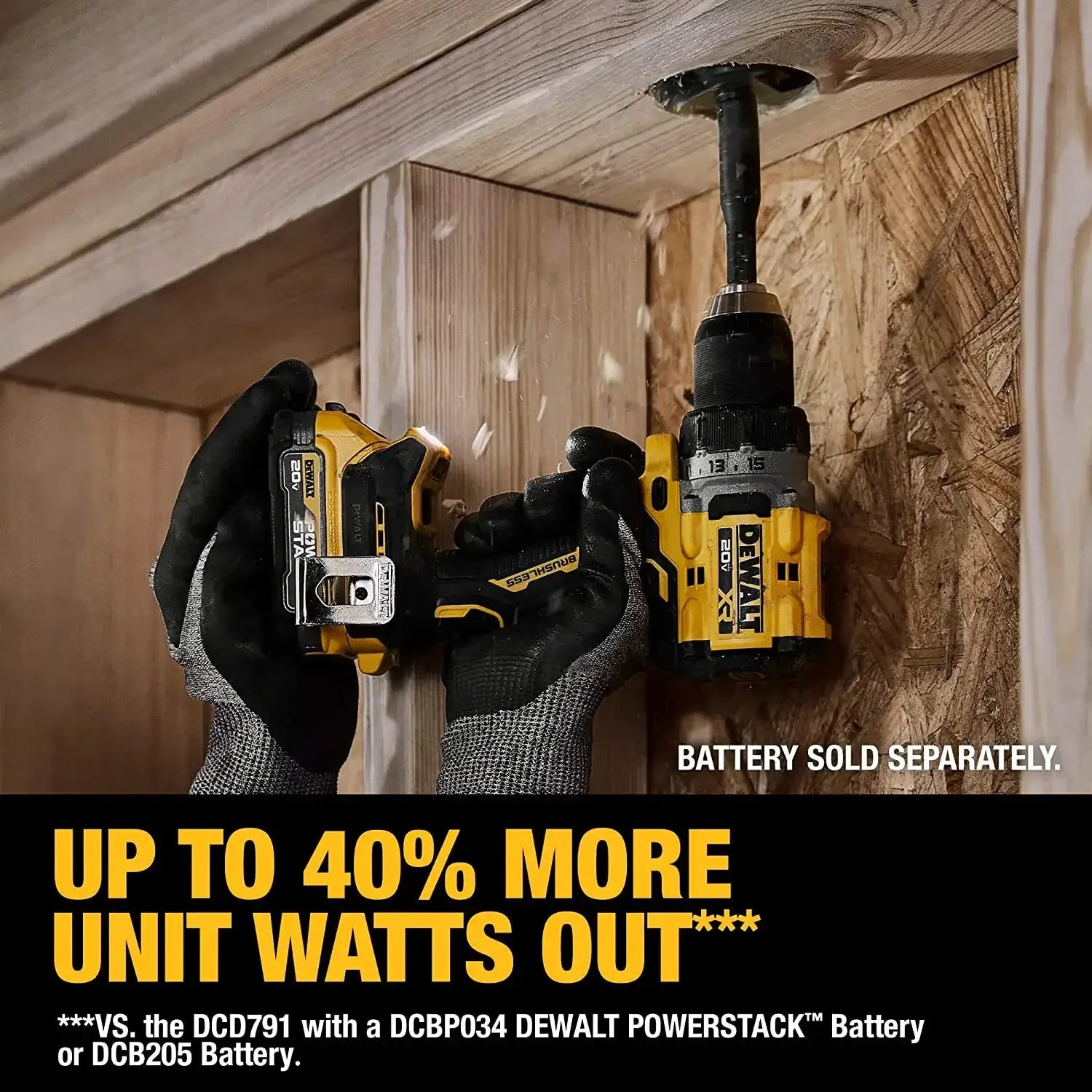 DCD800 20V Cordless Brushless Drill Compact Power Tool