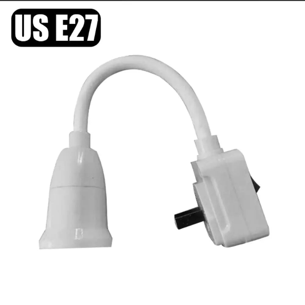 Direct Plug-in Rotary Lamp Head E27 Socket Lamp Converter with Switch EU US Plug Lamp Holder LED Table Lamp Led Base Lamp Base