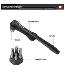 ENLEE Bicycle Torque Wrench with Bit Set for Bike Repair Tool