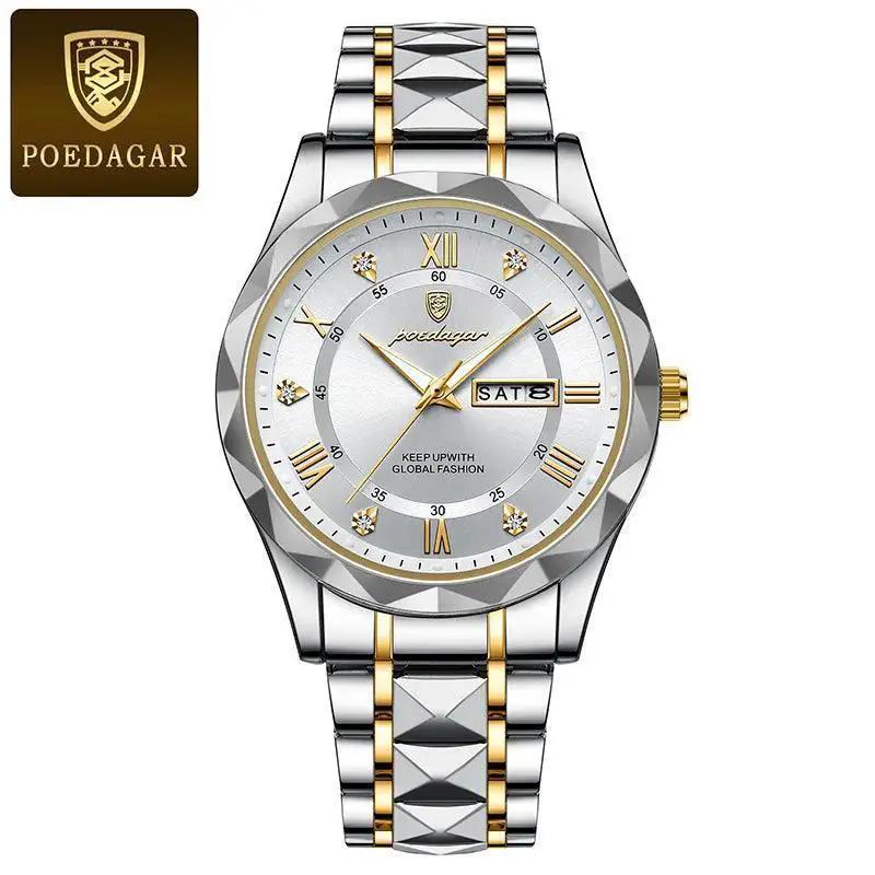 Men's Luxury Stainless Steel Quartz Watch Design For Men
