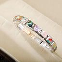 Hapiship New Fashion Women Girls Glaze Rose Flower Bracelet