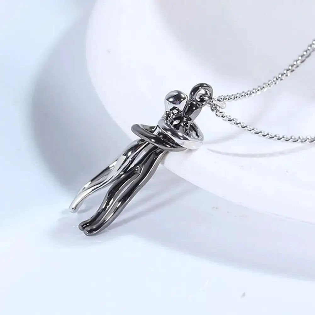 Fashion Hugging Necklace Choker Pendant Gift For Couples